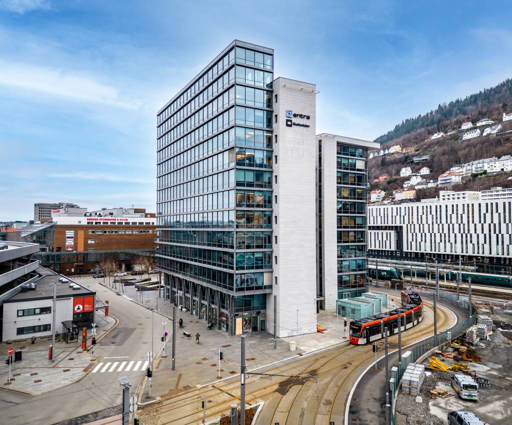 Nonnesetergaten 4 har en meget sentral beliggenhet i Bergen (Foto: Magent Fotografer)