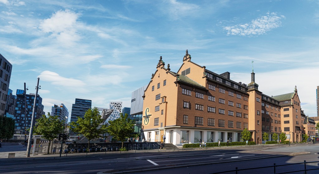 Amedia har signert en leieavtale med Entra for 8550 kvadratmeter med kontorareal her i Schweigaards gate 15. Illustrasjon: 3D Estate