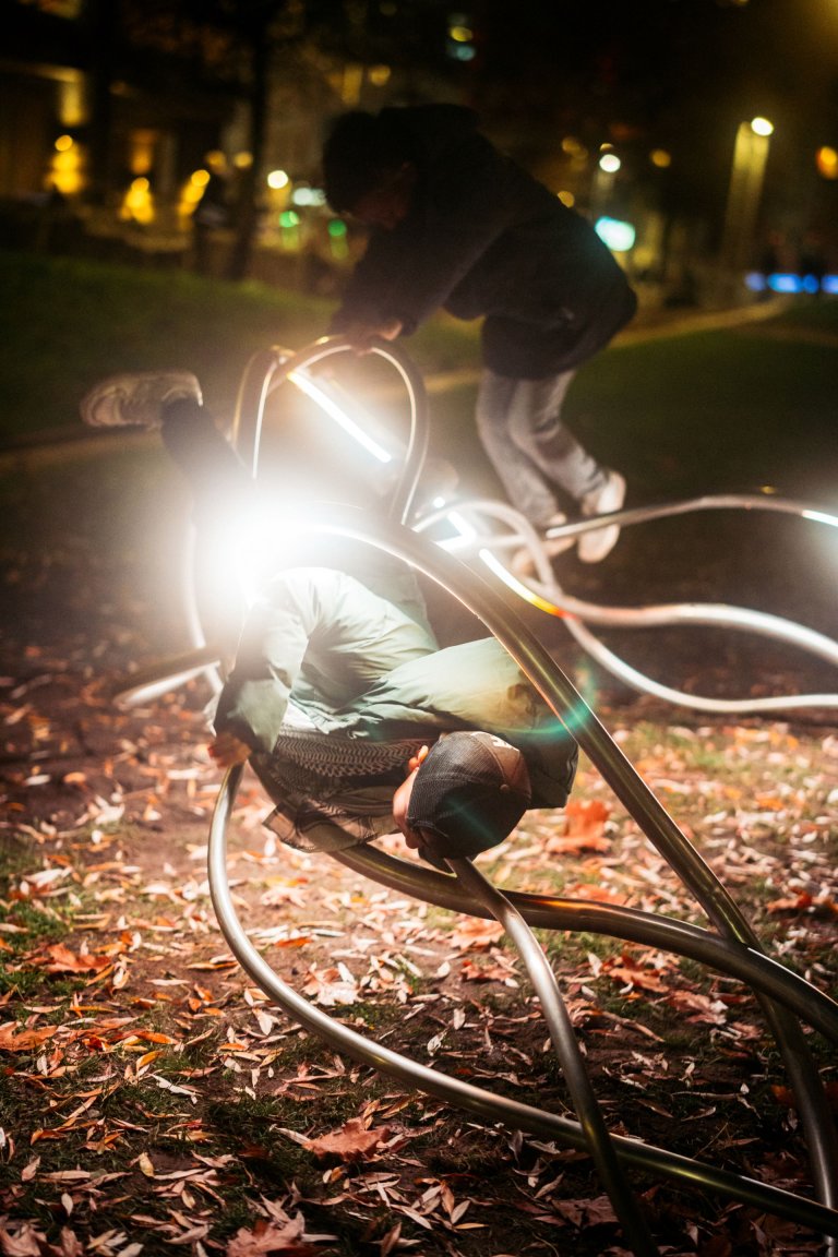 Bilde fra Lysfest i Vaterlandsparken